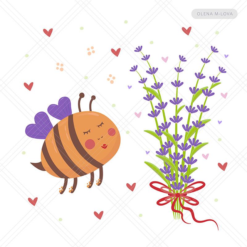бджола ілюстрація